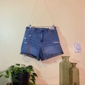 Hollister NWT Mom Jean High Rise Shorts Size 9 W 29 New With Tags